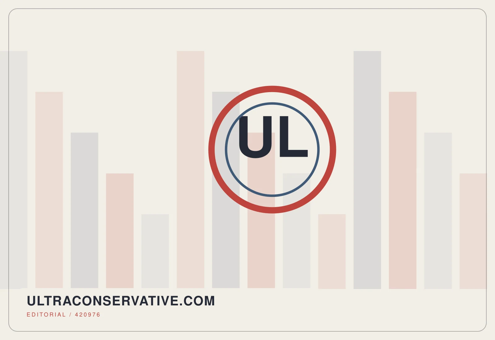 Abstract editorial artwork created for ultraconservative.com